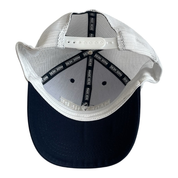 NWT Made Here Trucker Hat Cotton Front Mesh Back Baseball Cap Unisex Golf Hat - Picture 4 of 6